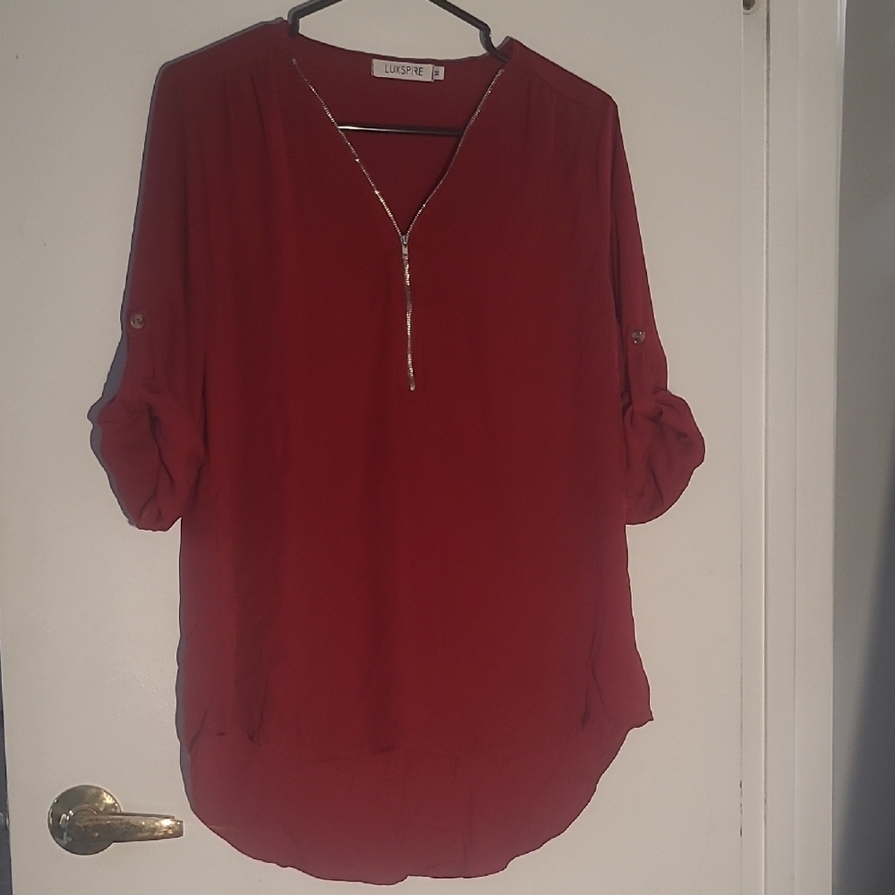 Women's Red Blouse